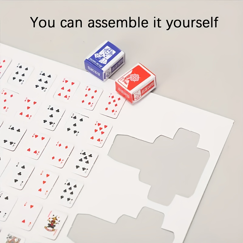 54 mini playing cards set perfect parties multiplayer games Temu