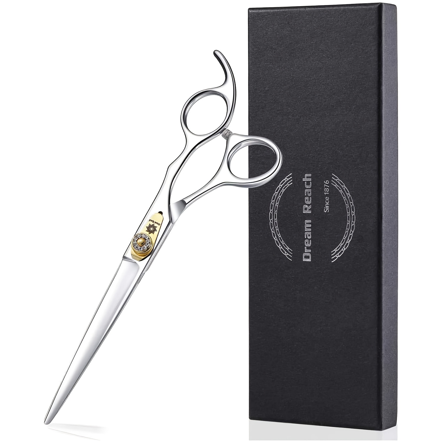 Image of Professional Dog Scissors Straight Dog Grooming Scissors Pet Grooming Scissors Made Of 440c Stainless Steel Grooming For Dogs Cats (7 Inch Straight Scissors)