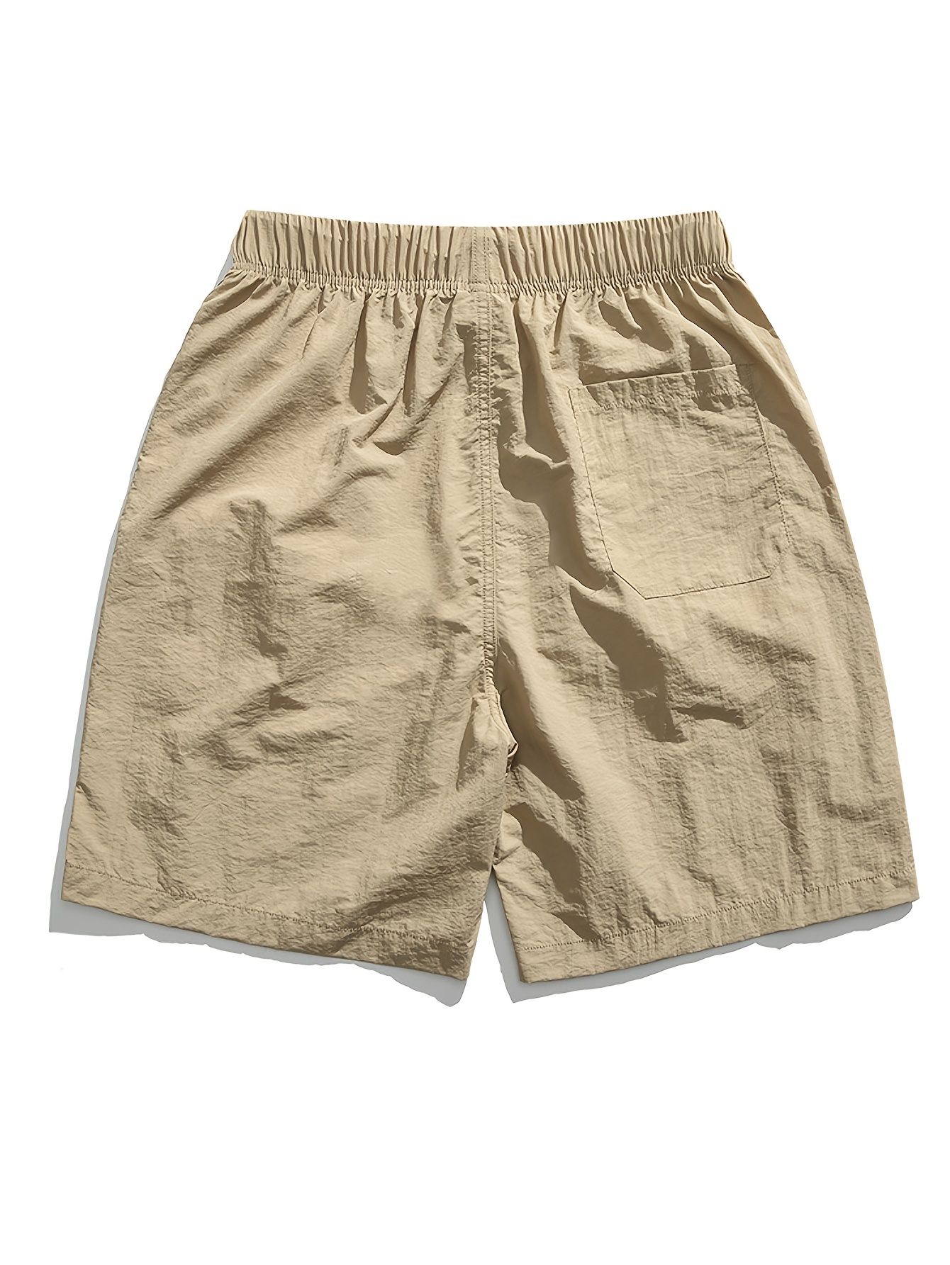 Amazon Mens Cotton Shorts With Elastic Waist And Drawstring Men's
