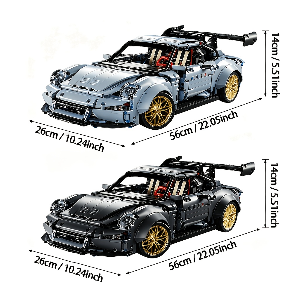 2155pcs 1:10 Fashion Supercar Building Block Set