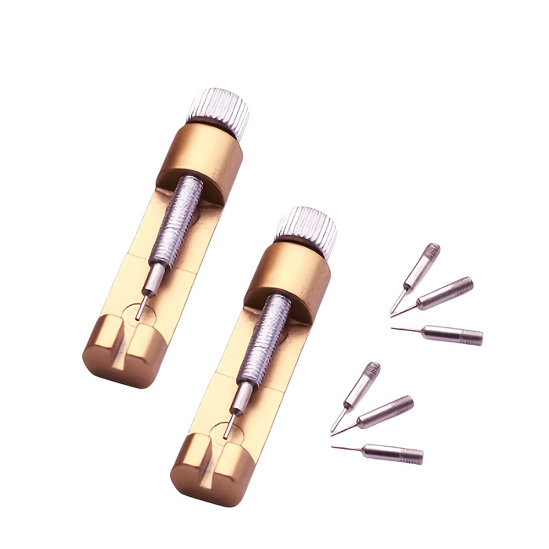 TEMU 8pcs Stainless Steel Watch Band Removal Tool, With 6 Pins - Repair Tools, Jewelry & Watch Additions Repair Additions, Adjustable Watch Band