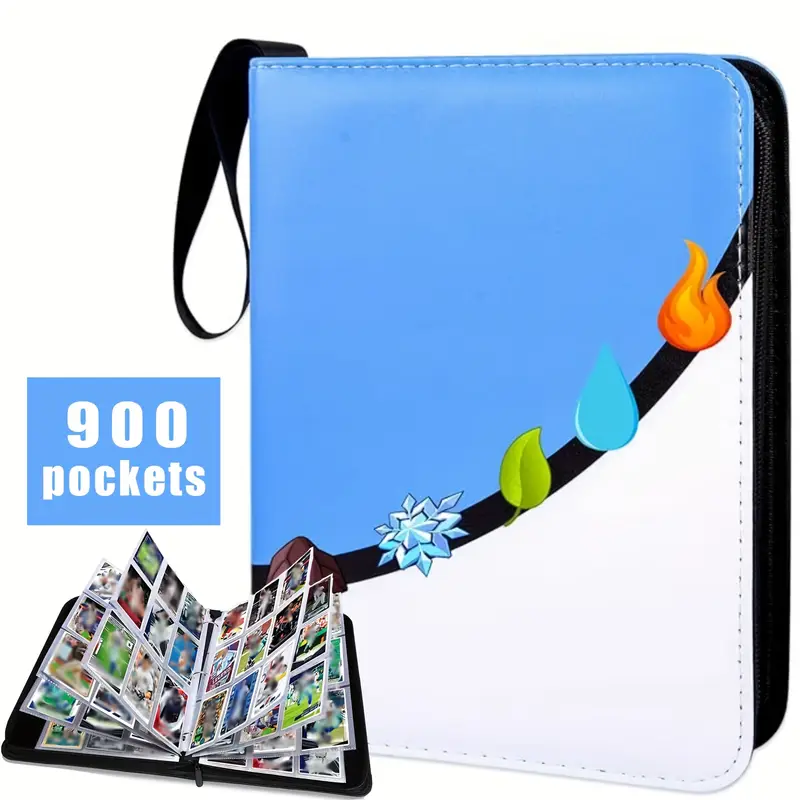 400 900 pockets trading card binder sleeves sport binder - Temu Mauritius 400 900 pockets trading card binder sleeves sport binder - Temu Mauritius