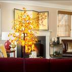 1pc 4ft 5ft lighted led artificial floor lamp tree for party birthday holidays wedding fall decoration christmas decor halloween decor