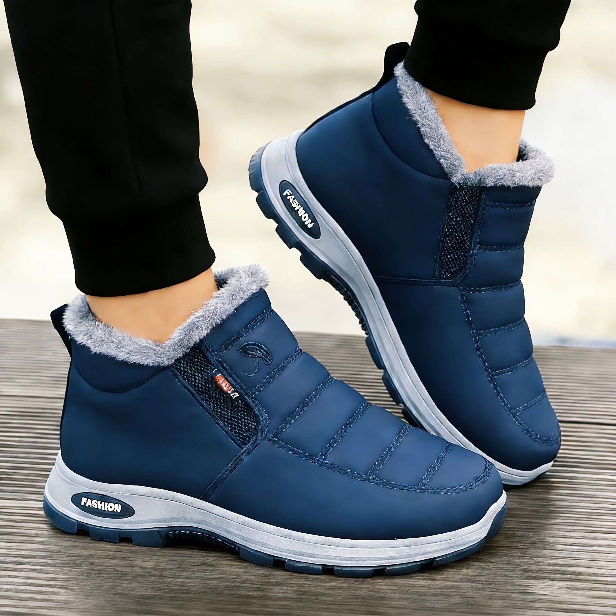 womens slip sneakers boots suitable for snow   skid   upper   support arch cushioning lightweight warm walking shoes for casual workout weather slip resistant tread