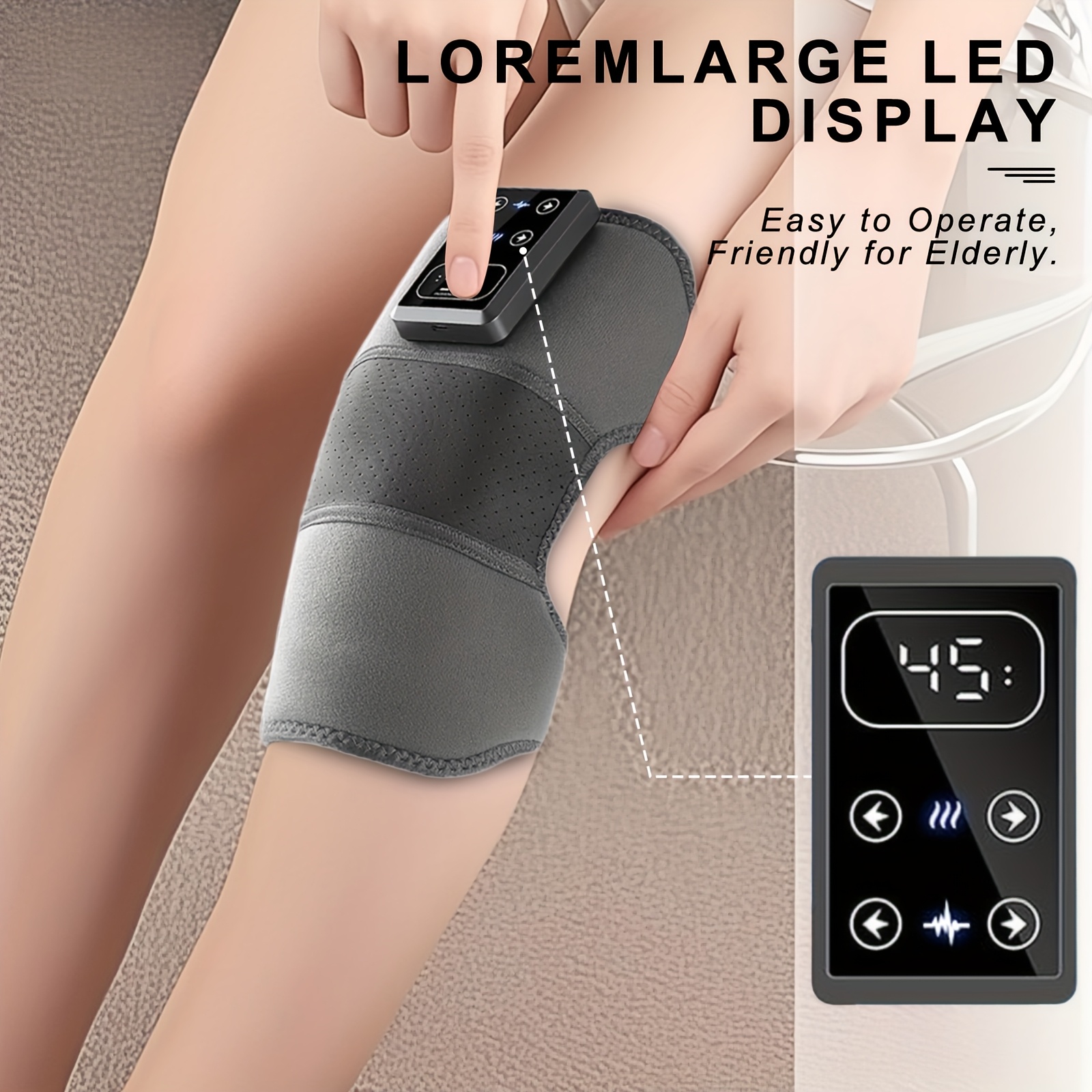 new lcd large display knee massager middle aged elderly - Temu Cyprus