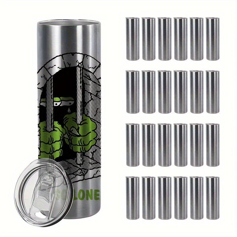 

20oz Sub Silver Stainless Steel Double Wall Tumbler