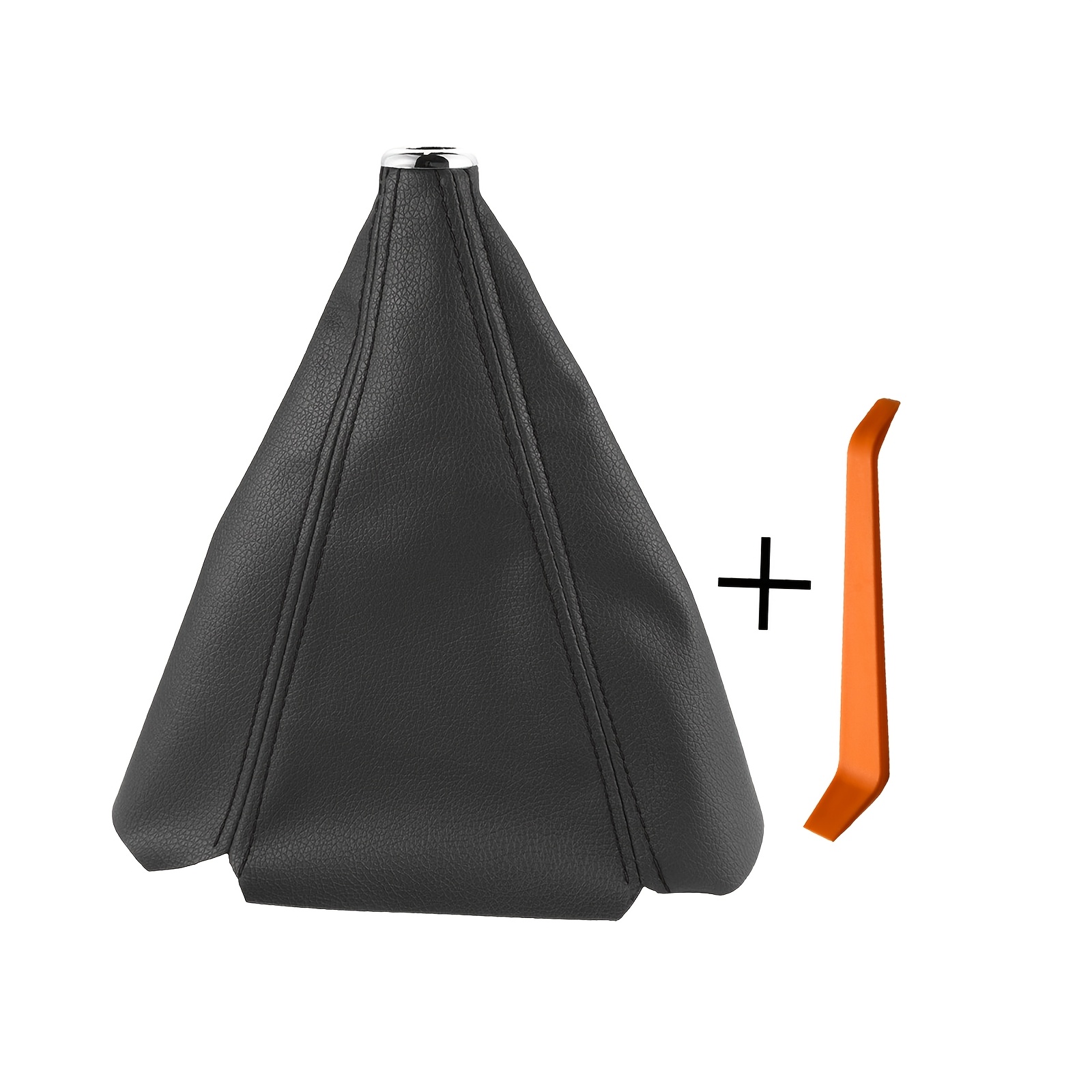 TEMU universal para palanca de cambios de coche, protector de polvo para palanca de cambios de transmisión manual de cuero PU, para pomo de cambios