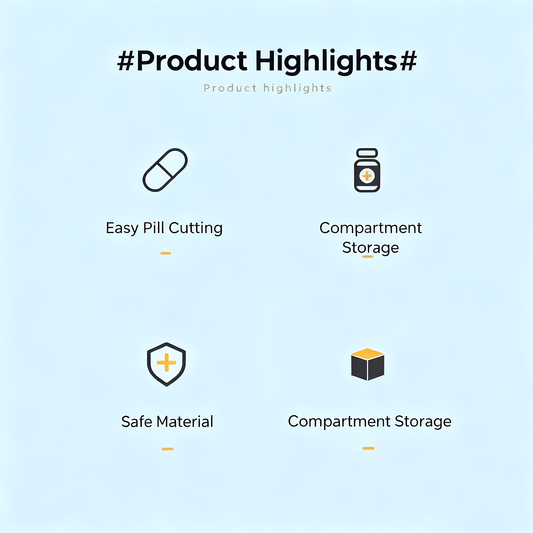 1pc portable 1     precision pill cutter medicine and vitamin tablet splitter and storage box Product details 1