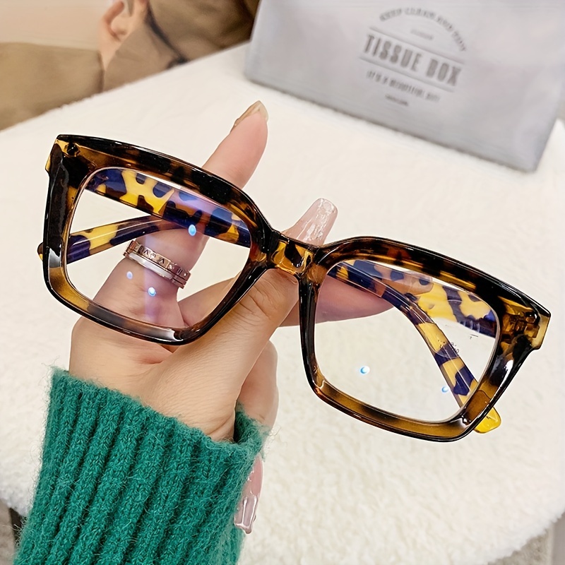 

Eye Blue Light Blocking Glasses For Women - , With Metal , , Flat Mirror, Fashion Glasses Frame