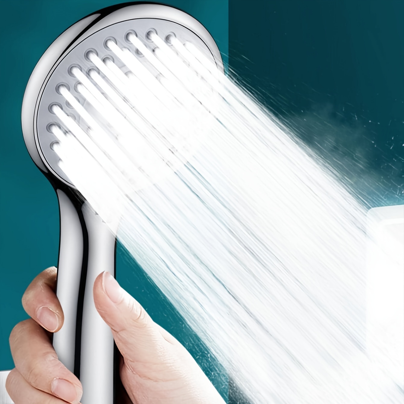 Large Outlet Shower Set with Multi-Stage Adjustable Pressure Washer