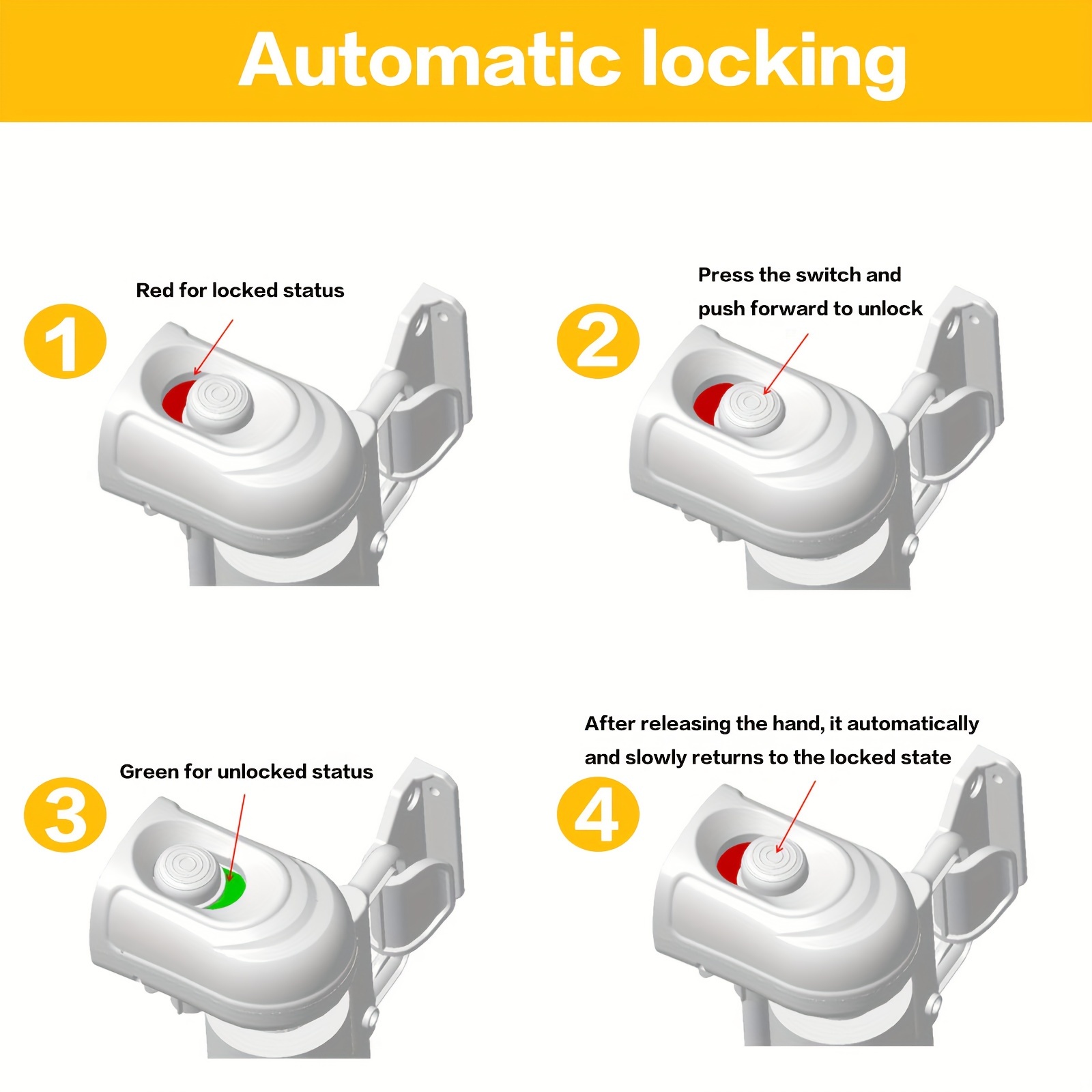 33 tall retractable safety gate automatic locking design   mesh material adjustable to 55 wide   doorways stairs   indoor outdoor child safety as halloween chrismas gift details 0