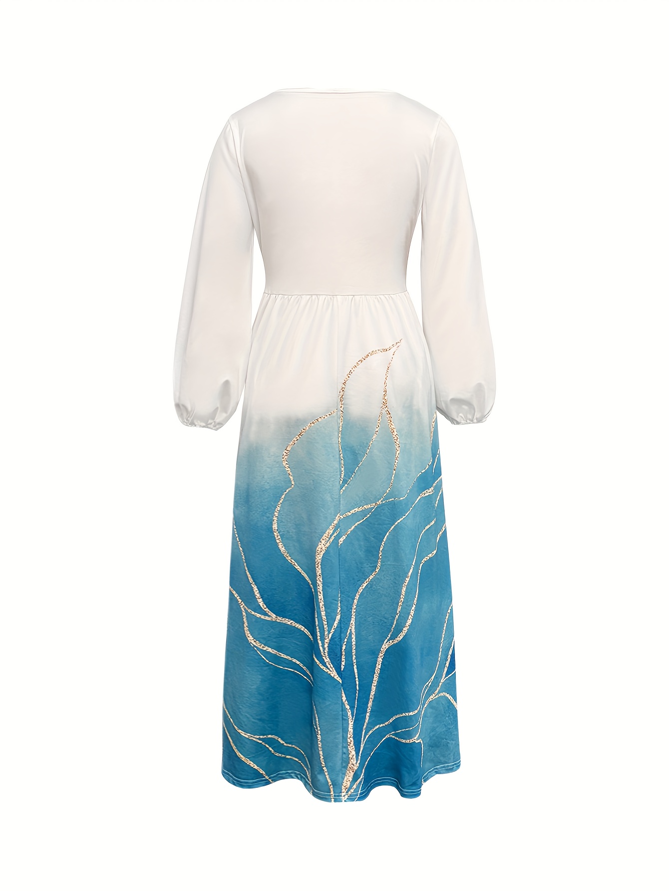 blue and white dress for bridal shower Kennedy Blue Rowen main image 1