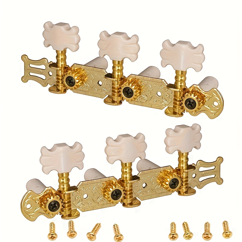 TEMU 1 Pair Tuners 1 Pair Tuning Pegs Classical Guitar String Tuning Pegs Tuners Machine Heads