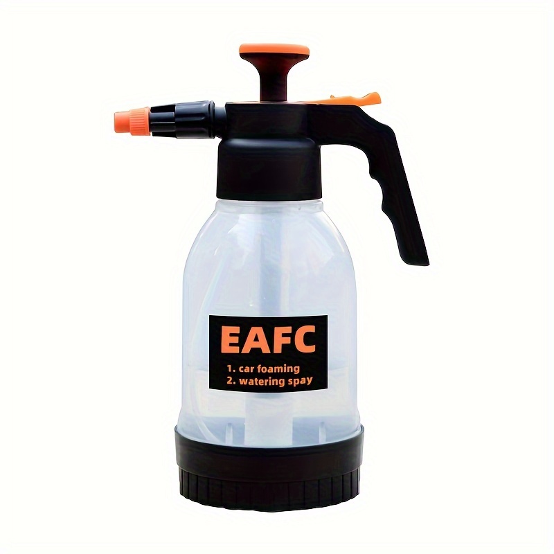 

Efc 1.2l Foam Sprayer, Pressure Watering Can For Car Wash And Gardening, Hand-held Spray Bottle, Pp Material, Uncharged , No Battery Required