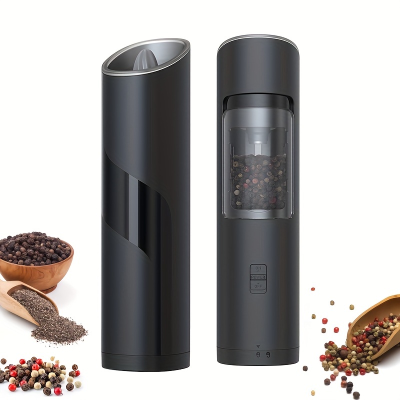 BILL.F Salt and Pepper Grinder Pepper Mill Grinder Pepper Grinders Salt  Mill Set of 2 with Adjustable Ceramic Rotor 7 Inch