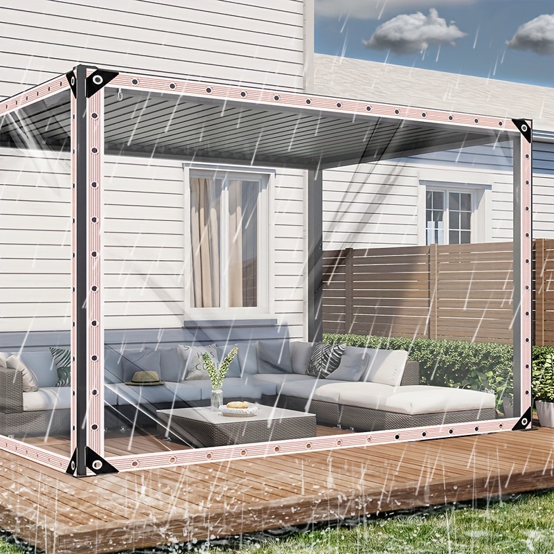 clear waterproof tarps (increase grommets poly tarpaulin - Temu
