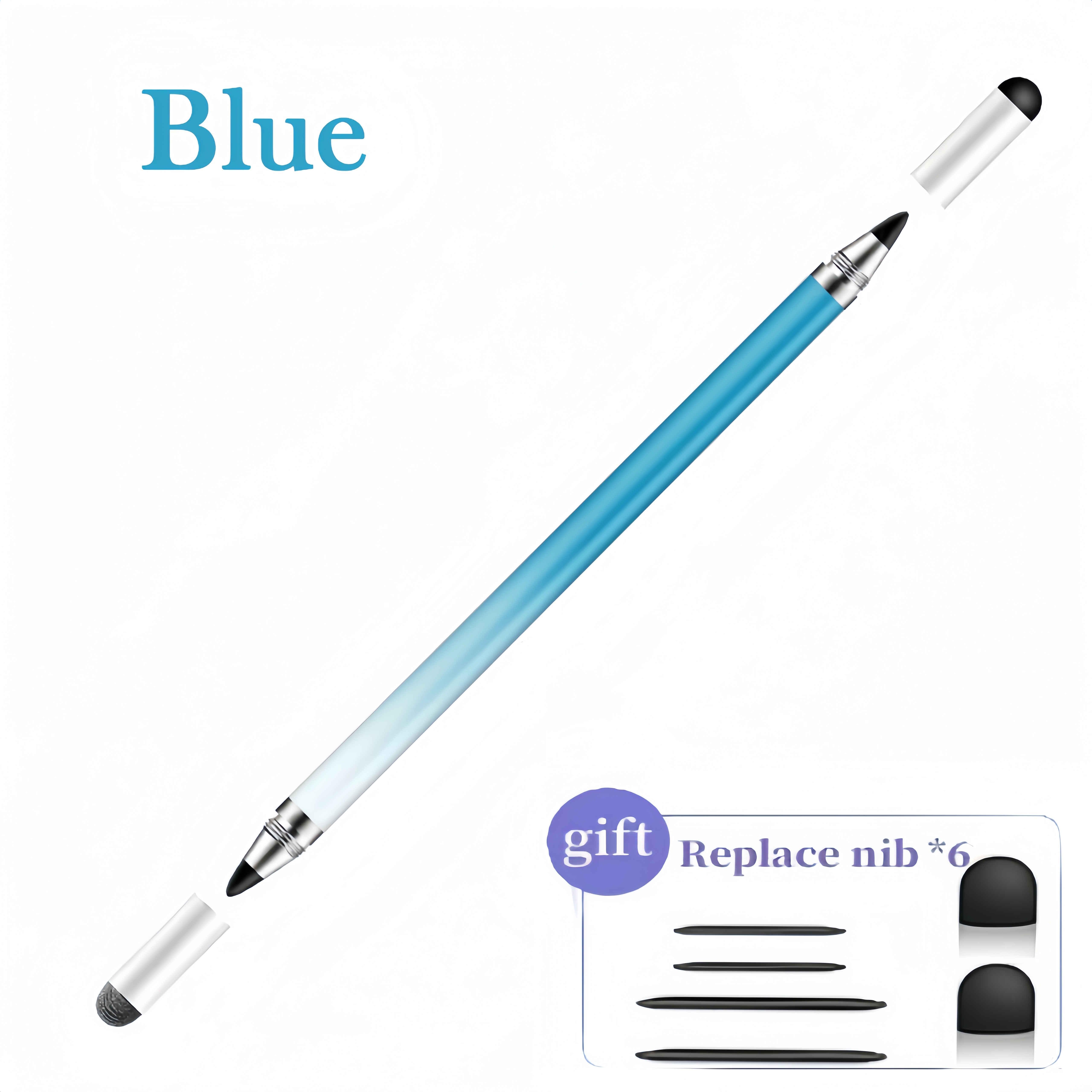 Stylus Pens For Touch Screens - [4-in-1] And Precision Touch Screen Stylus Disc Tip, Black Rubber Tip & Mesh Universal For All Capacitive Touch Screen Devices