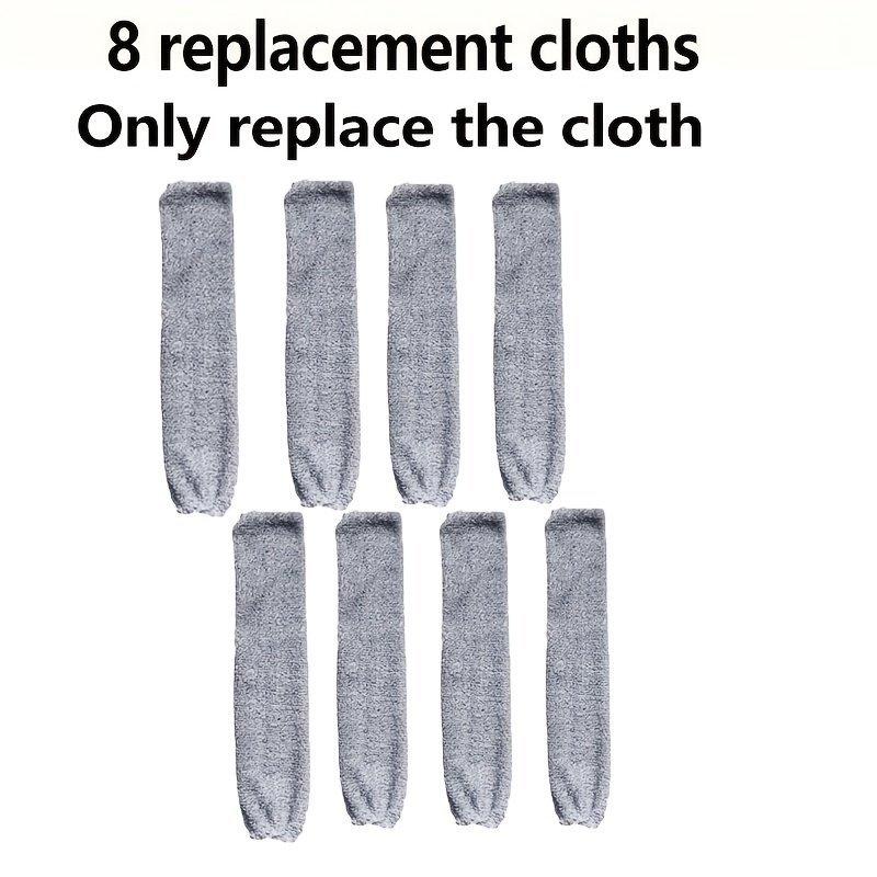 Flixblany 7/8pcs Microfiber Mop Replacement Pads And Quick Dry, Streak-free Cleaning Cloths For Home Use