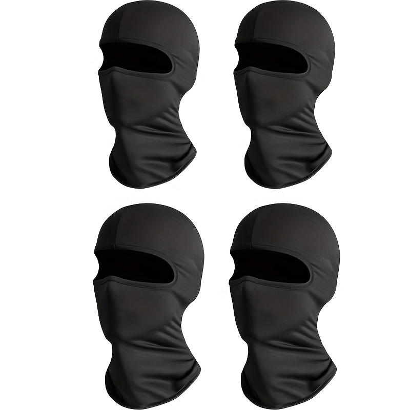 Image of 4pcs Balaclava For Men Women, Moisture Wicking Ski Mask, Multi Functional Neck Scarf Hat For Cycling, Atv, Running, Individually Packaged, Thoughtful Holiday Gift