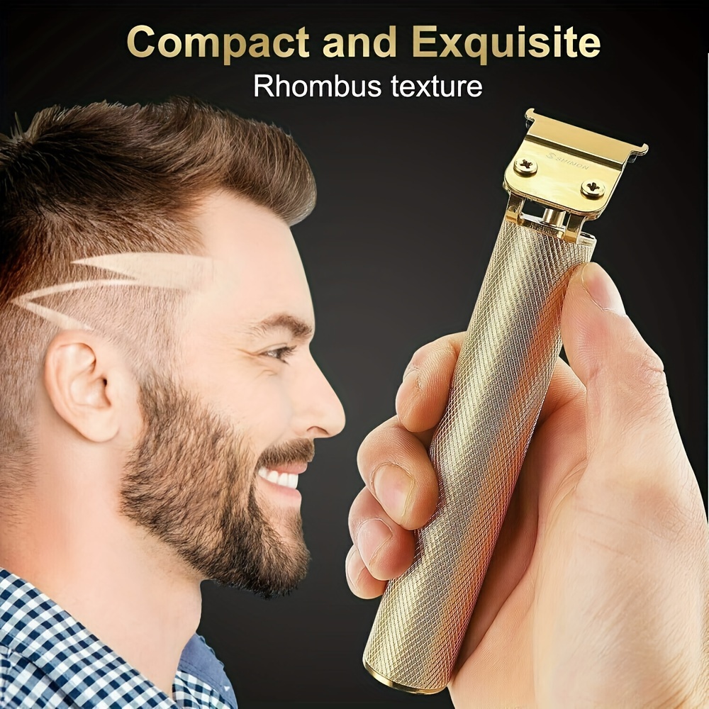 

Mens Hair Clippers, Electric T Blade Trimmer Grooming Trimmer, 0 Mm Baldheaded Hair Clippers For Men, Cordless Usb Rechargeable Hair Beard Trimmer