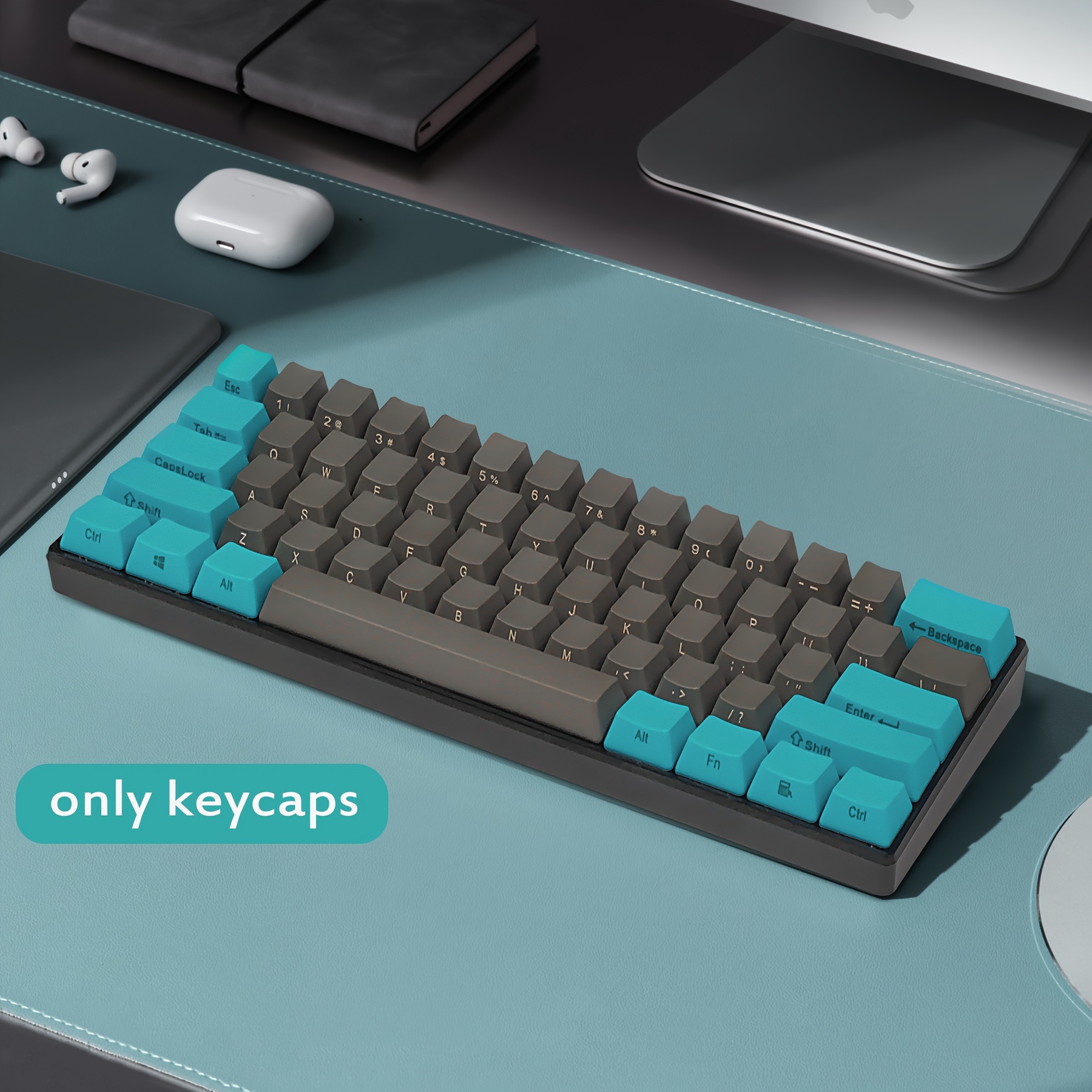 Nuevas teclas personalizadas para teclado mecánico, clásicas, retro,  lindas, transparentes, magnéticas, esc + 1.5u tab