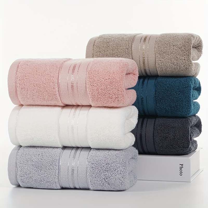 

Luxury Cotton Towels - 100% Pure Cotton, 32-strand Yarn, Ultra Soft Towel, Plush And Absorbent, Perfect For Bathroom Use
