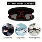 1pc tropical floral glasses case with secure zipper closure scratch resistant synthetic rubber frame protector vibrant hibiscus print unisex eyewear organizer pouch for accessories for women men
