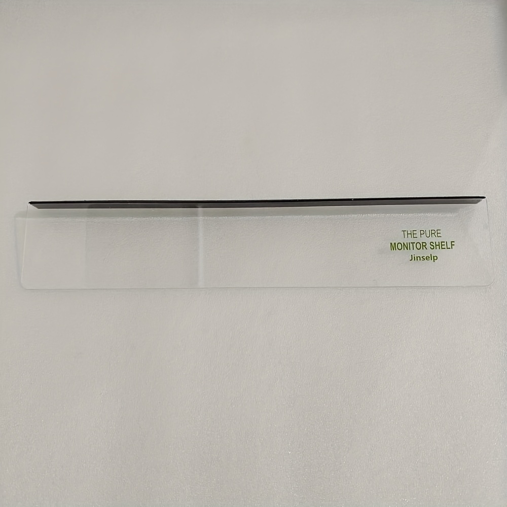 TEMU 1pc Porte-notes et de Messages Transparent - Organisateur de Bureau Compatible avec Téléphone/Clavier, Système Économiseur d'Espace Blanc pour