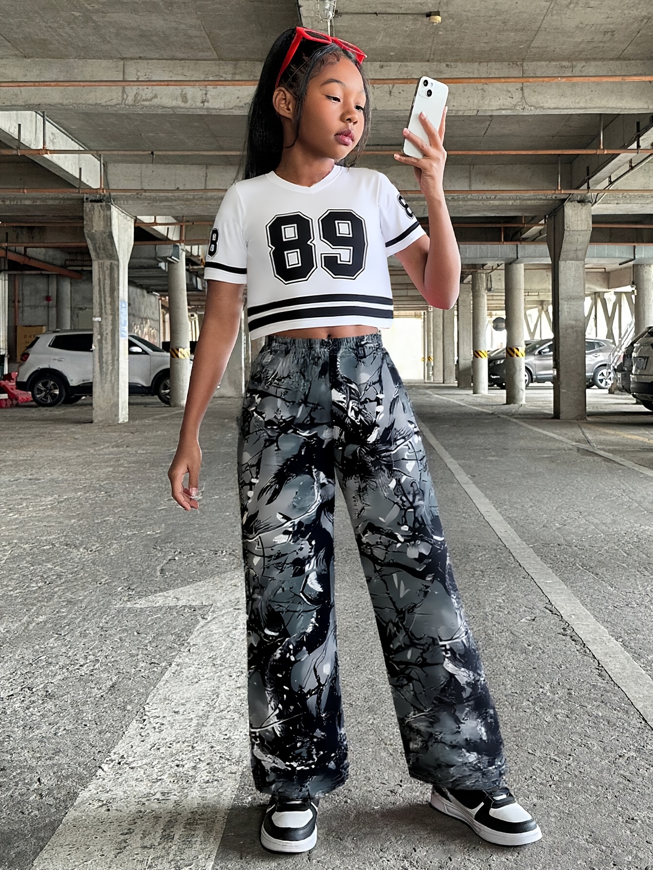 Jacket Camo Pants Black Crop Top Kate Colour Blocked Camo Crop Shirt