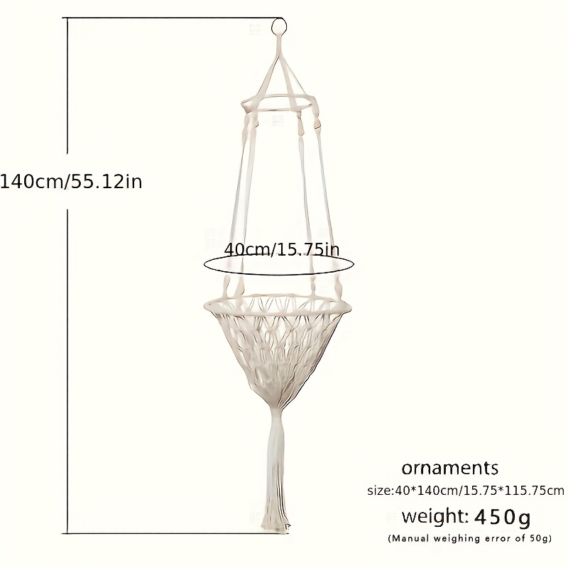 TEMU A Large Hand- Rope Hammock For Cats, Designed As A Pet Swing Bed And Indoor Nest. It Offers A Cozy Resting Area For , Accommodating 2 Cats Comfortably. Durable, Can Support Weight