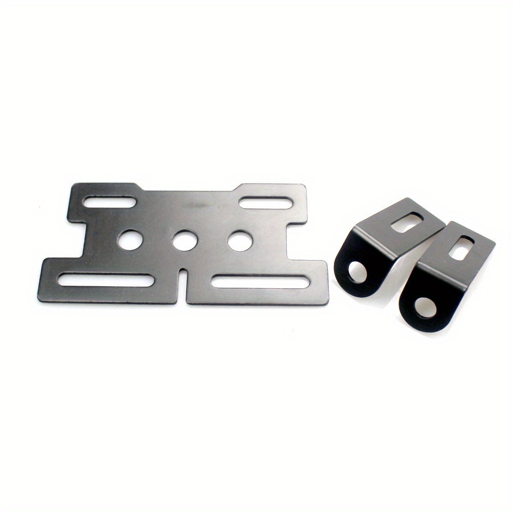TEMU Black Universal Motorcycle Rear Tail Mount Support License Plate Holder Bracket Atv Scooter Off-road