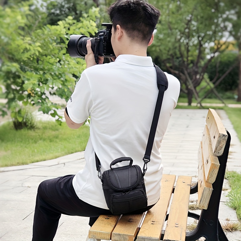 

1pc Slr Camera Bag Portable Lightweight Photography Bag 1 Shoulder Slant Digital Photography Camera Bag Backpack