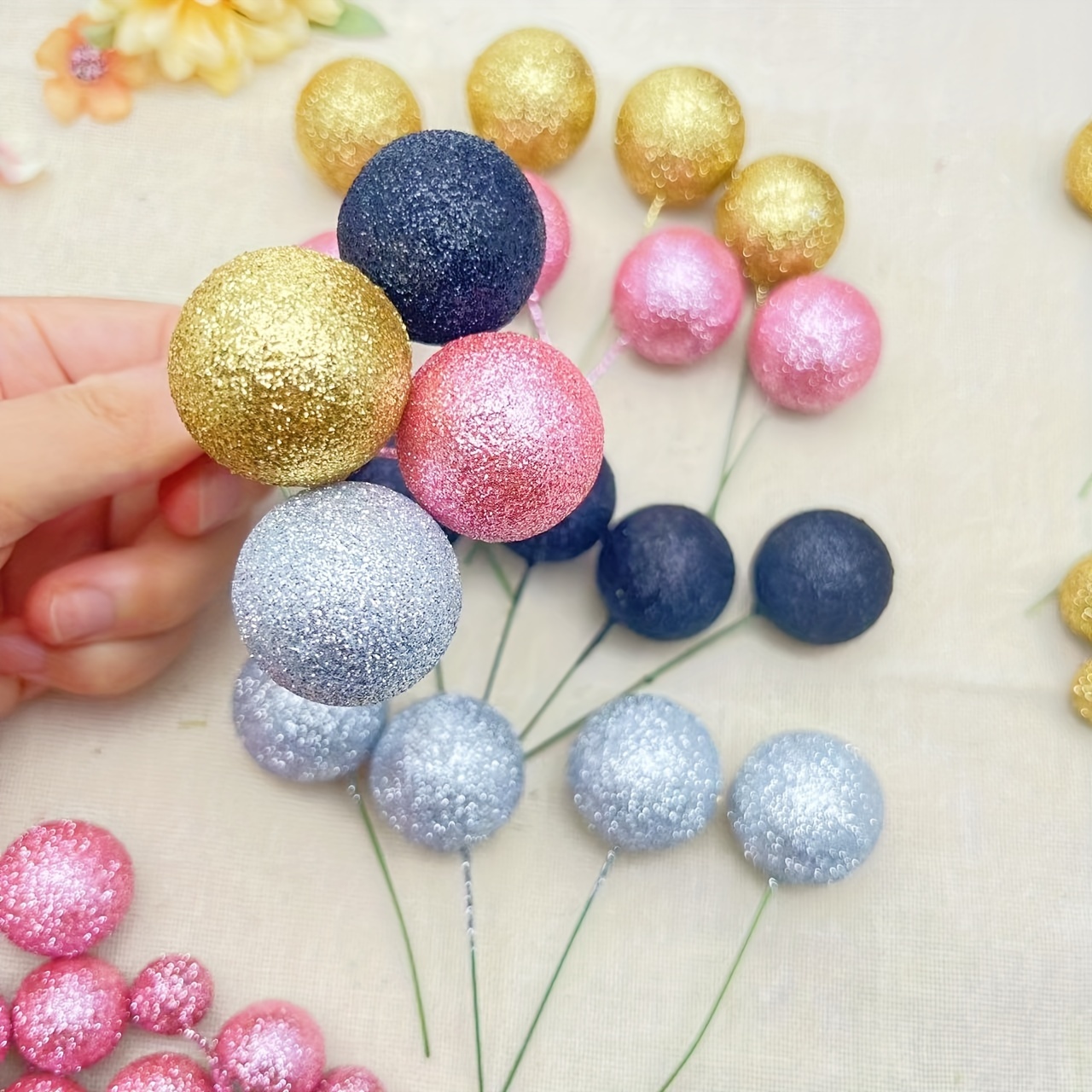 

Set Of 20 Foam Decorative Balls