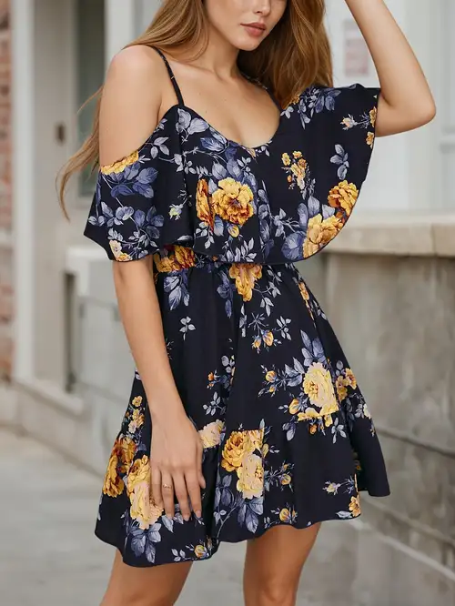 hawaiian dress off shoulder Waipio Off Shoulder Hibiscus Ankle Length Hawaiian Dress