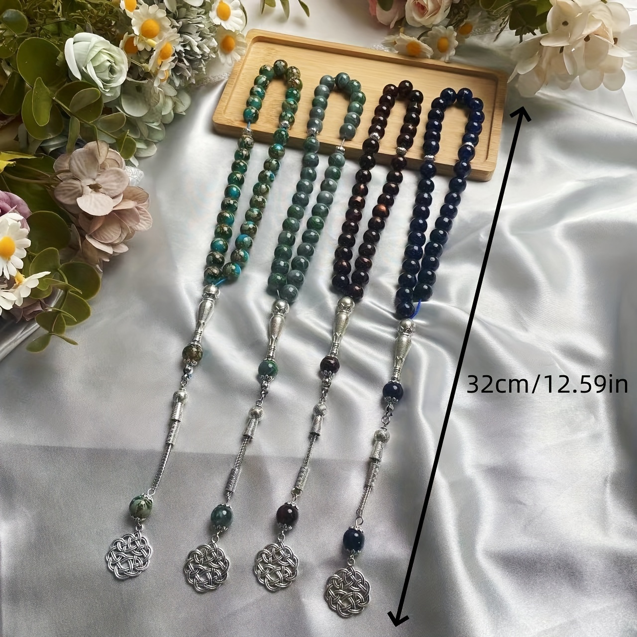 single spike   round bead bracelet muslim prayer tasbih daily arabic