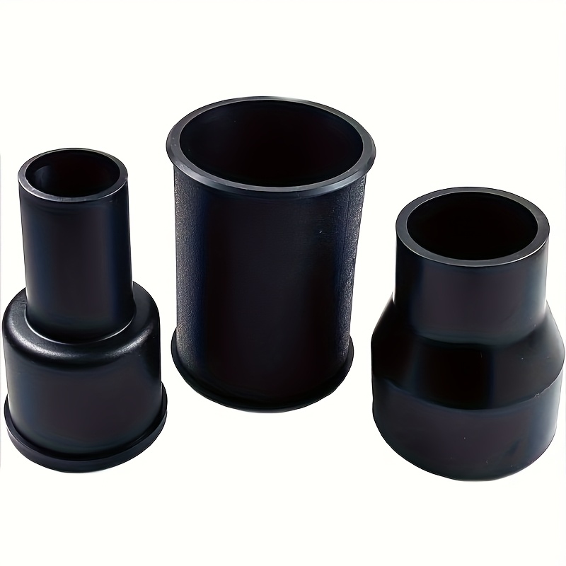 TEMU This 3pcs Vacuum Adapter Set Is Designed For Connecting Wet And Dry Vacuum Cleaners, Including Adapters From 2-1/2 Inches To 1-7/8 Inches And