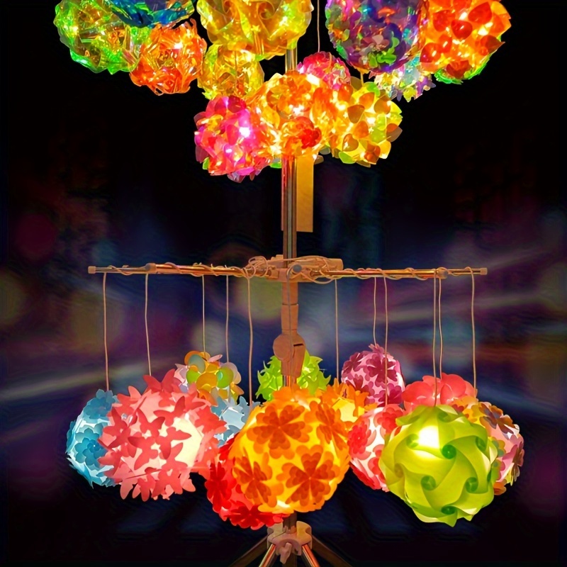 Jellyfish Lantern Handmade Night Lantern Phantom Colorful - Temu