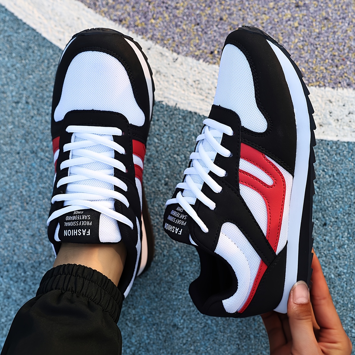 TEMU Men's Casual Athletic Shoes | Classic Retro Trendy Shoes Shoes | Fashionable Casual Athletic Shoes | Lightweight Breathable Road Running Shoes