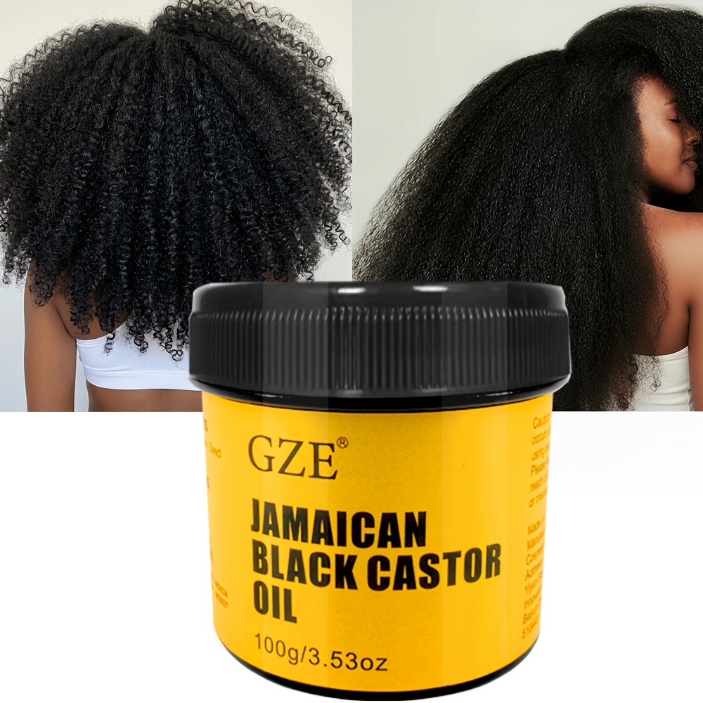 Image of Gze Pure Cold-pressed For Hair Skin Moisturizing And - Jamaican Castor Oil For Hair, Eyelash And Eyebrow Strong Hair Large Hair Density For Hair & Eyelash