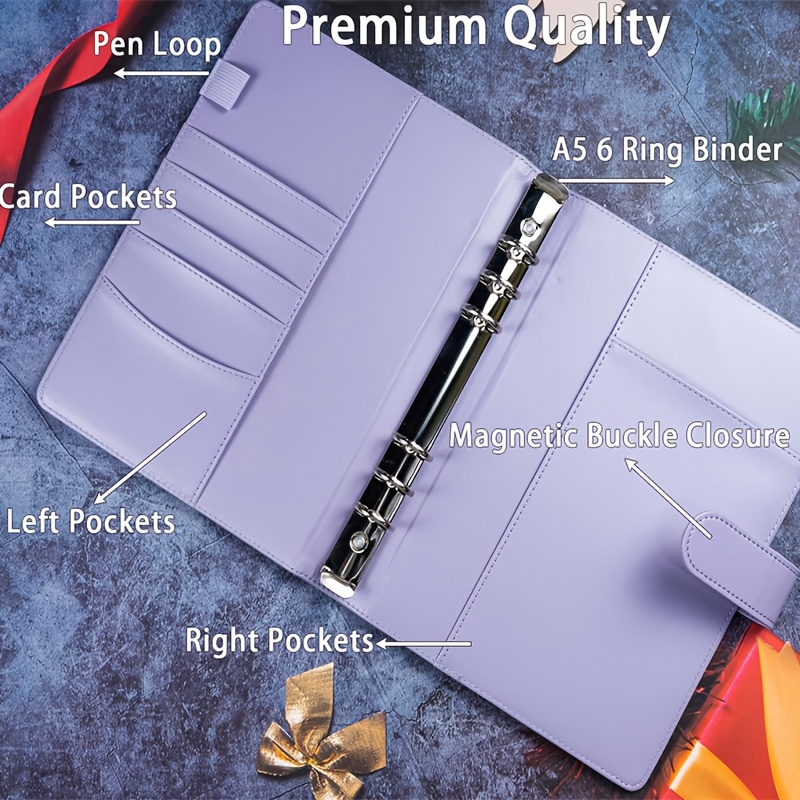 a5 kpop photo card binder 30 4 pocket card pages 6 ring a5 - Temu Ireland