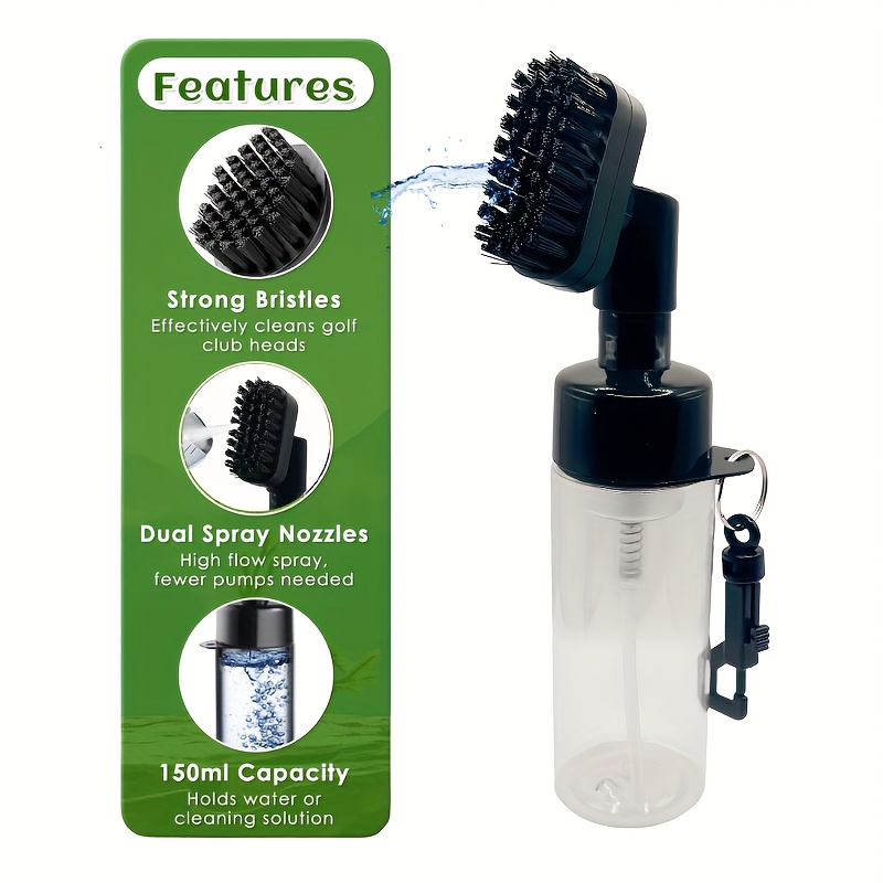 TEMU Nettoyeur de de , brosse de nettoyage pour de , pot de nettoyage, brosse à pulvérisation d'eau