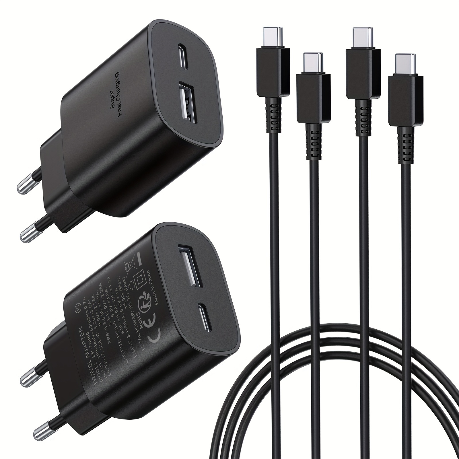 

Usb C Charger, Pd+qc 25w Charger Chargingcable , Charger S23/ S22/ S21/s20/ A53 5g/ A52 5g, 15 , Phone Charger Usb C