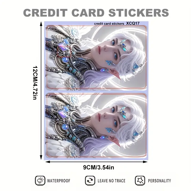 anime credit card sleeves Ahegao Manga Skin Sticker Vinyl Bundle Town Creations cool anime sticker personal bank