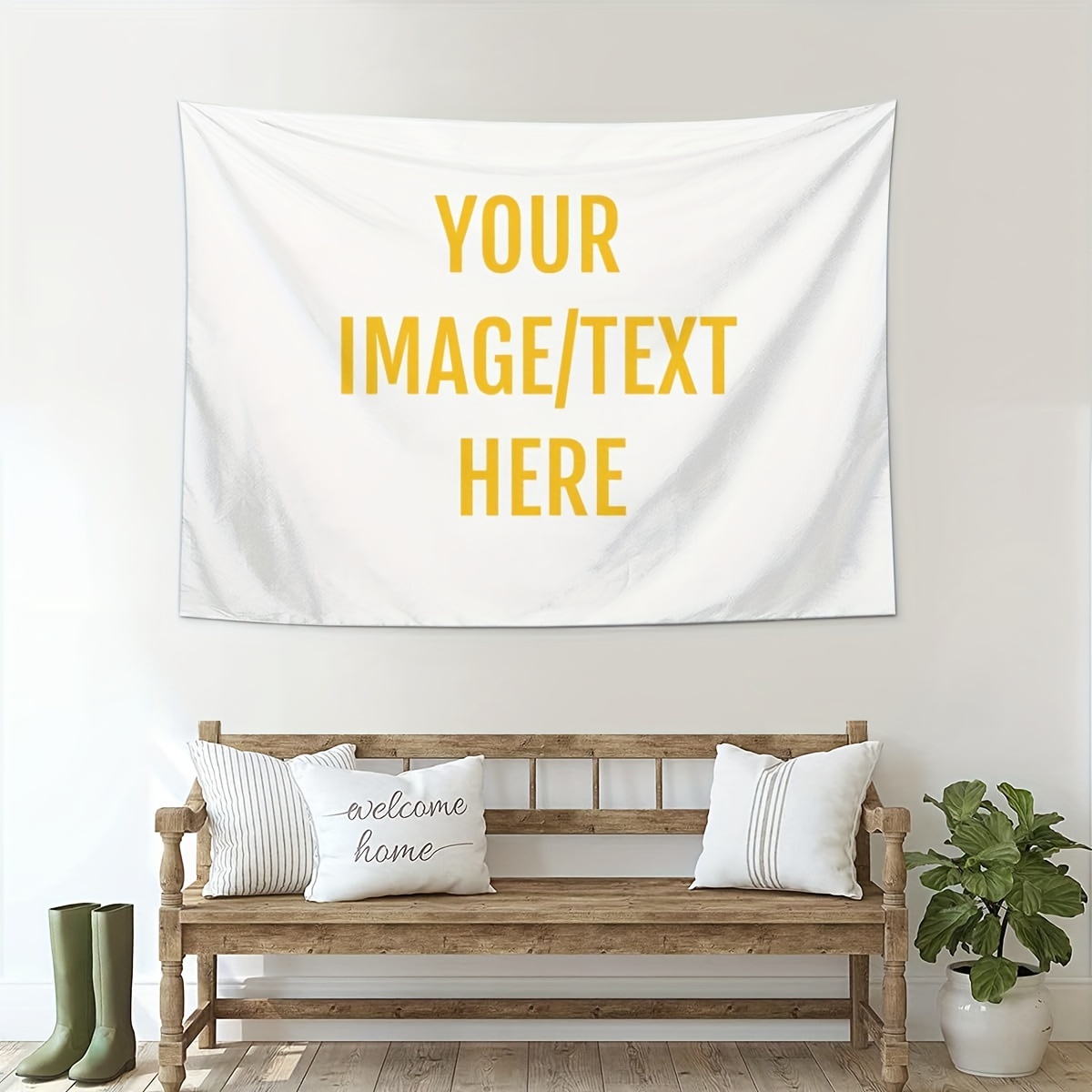 

1pc Customize Wall Tapestry, Custom Backdrop, Personalized Image, Wall Hanging Tapestries For Bedroom Aesthetic, Home Decor