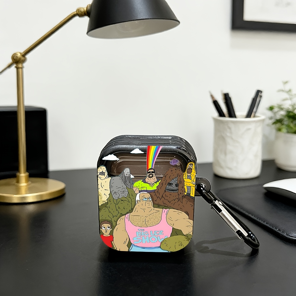 TEMU The Big Lez Show Protective Case For For Airpods 1/2/3/4/pro/, Made Of Lightweight And Durable Tpu Material, Offers Anti-scratch And Shockproof