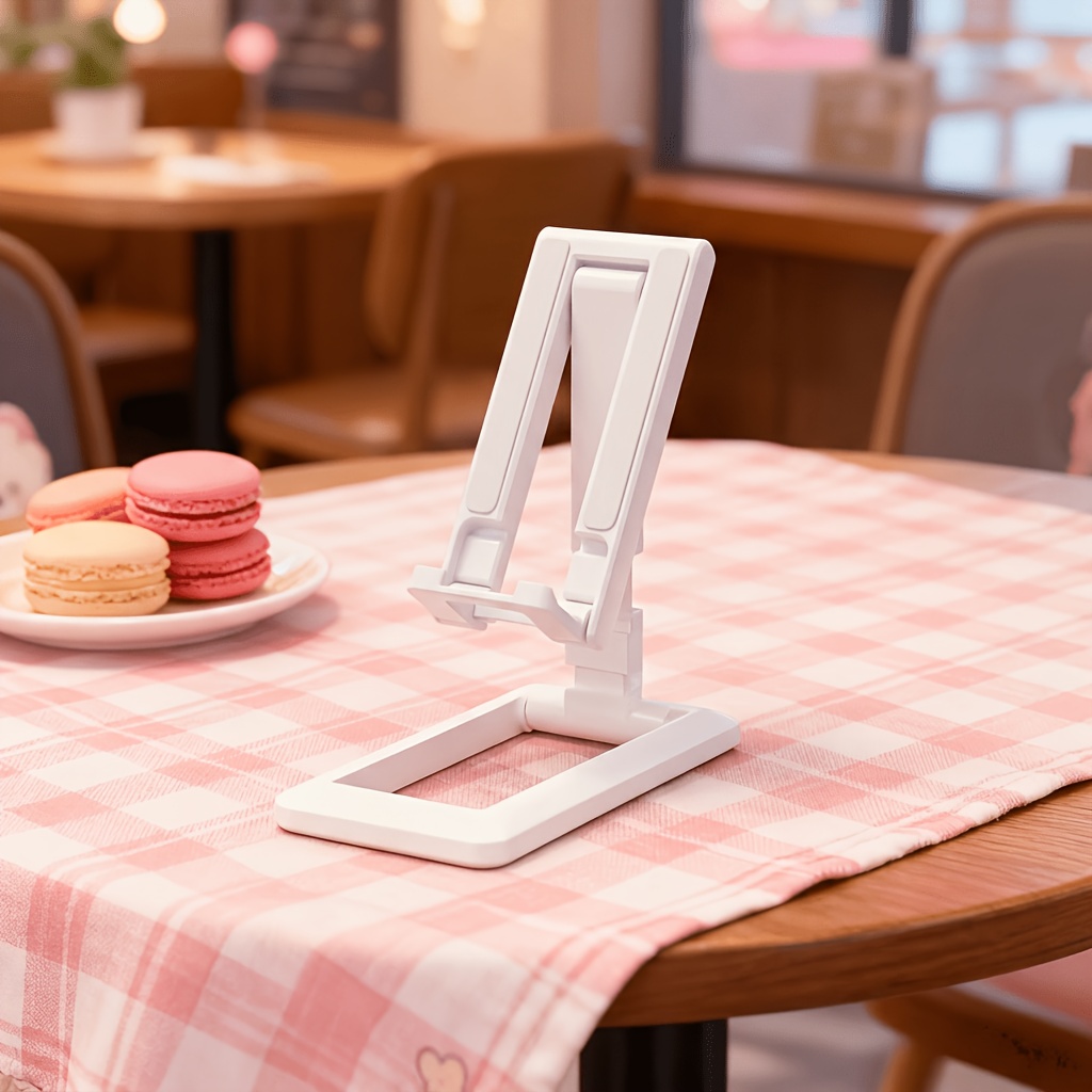 TEMU Portable Phone Holder That Adjusted, Suitable For Iphone And Android Devices, Ideal For Use At Home, , Or While Traveling, Featuring A Sturdy