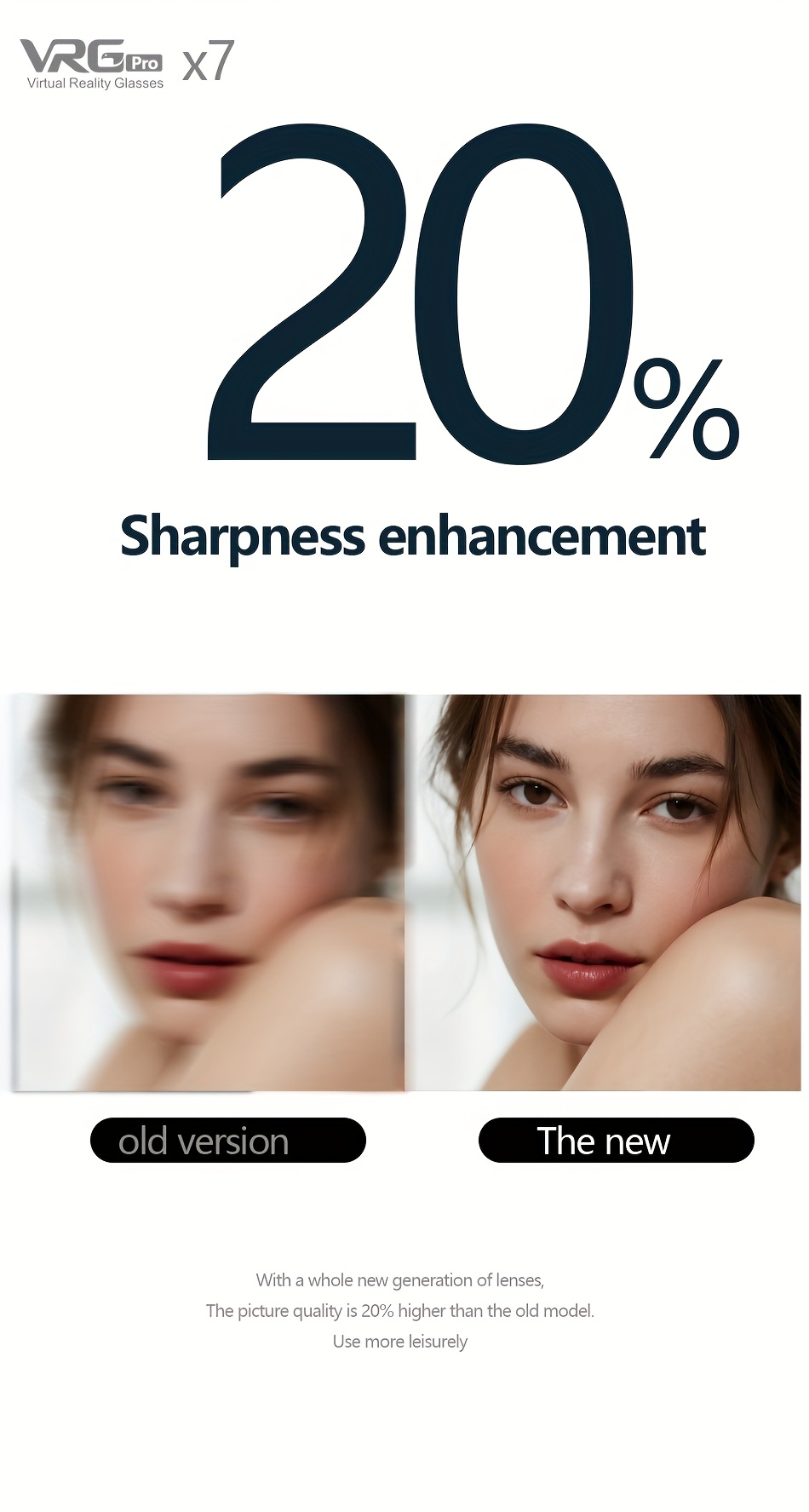 IMAX-Level VR Glasses with 4K Ultra-High Definition, 120Hz Smooth Picture, 110° Wide Angle, Ergonomic Design for Virtual Dating & Immersive Experiences