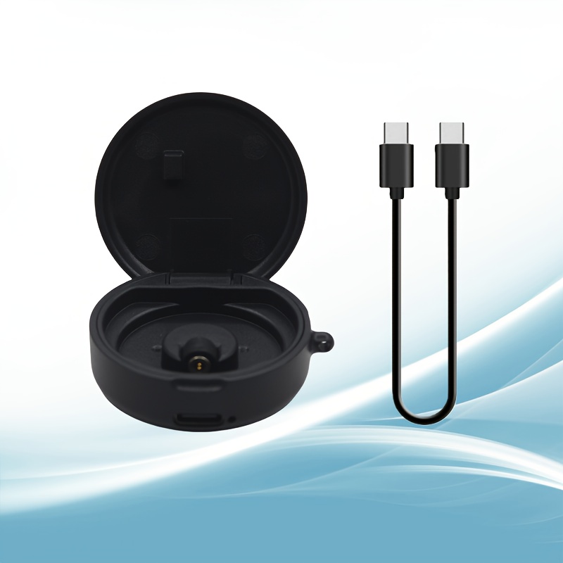 TEMU de carga para anillo magnético inteligente ABS y cable USB-C (No soporta carga inalámbrica)