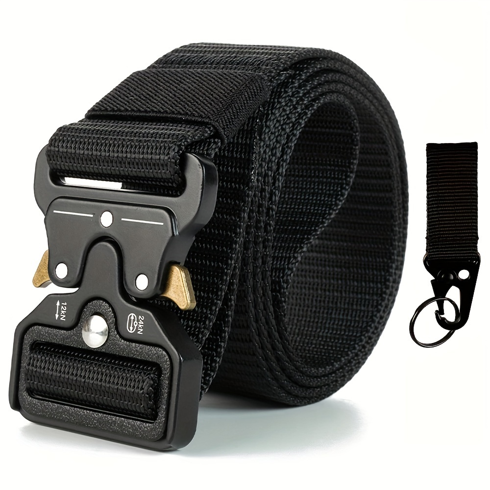 

1pc Multi Functional Outdoor Nylon Tactical Canvas Belt - 8 Colors Available, Ideal Choice For Gifts