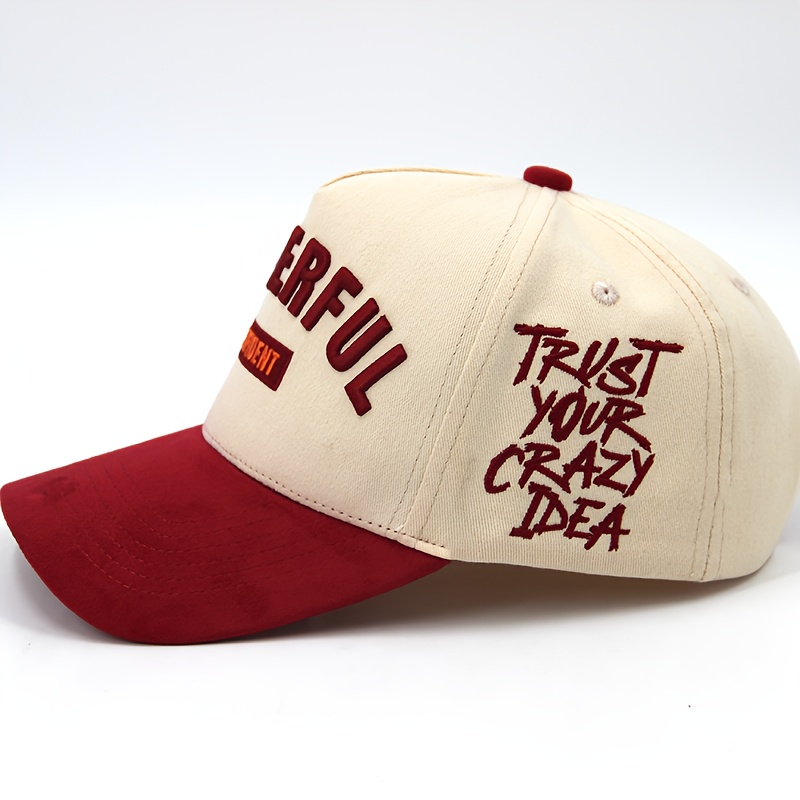Image of A 3d Embroidered Logo Casual Outdoor Trendy Fashionable European And High-quality Five-panel Baseball Cap